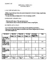 Kiểm tra 1 tiết lần 2 môn Hoá học 8 (tiết 25)